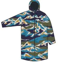 Surf Accessories|Surf Accessories|Passenger Waves Recycled Sherpa Lined Changing Robe - Mount Scenic Khaki Green MountScenicKhakiGreen