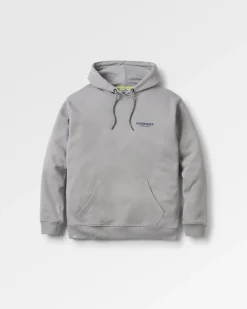 Hoodies|Passenger Waves u0026 Trees Organic Cotton Hoodie - Steel Gray SteelGray