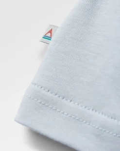 T-Shirts & Tank Tops|Passenger Waves u0026 Trees Organic Cotton T-Shirt - Gray Blue GrayBlue