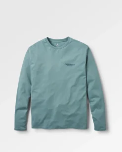 T-Shirts & Tank Tops|Passenger Waves u0026 Trees Organic Cotton Long Sleeve T-Shirt - Stormy Sea StormySea