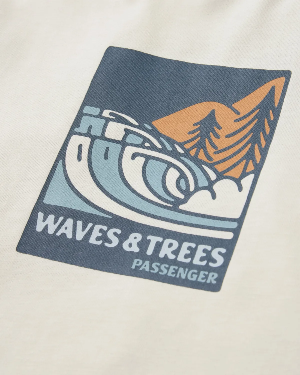 T-Shirts & Tank Tops|Passenger Waves u0026 Trees Organic Cotton T-Shirt - Birch