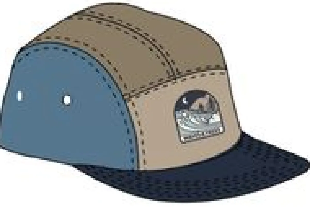 Hats & Caps|Caps & Hats|Passenger Waves u0026 Trees Recycled 5 Panel Hat - Moonlight Blue MoonlightBlue
