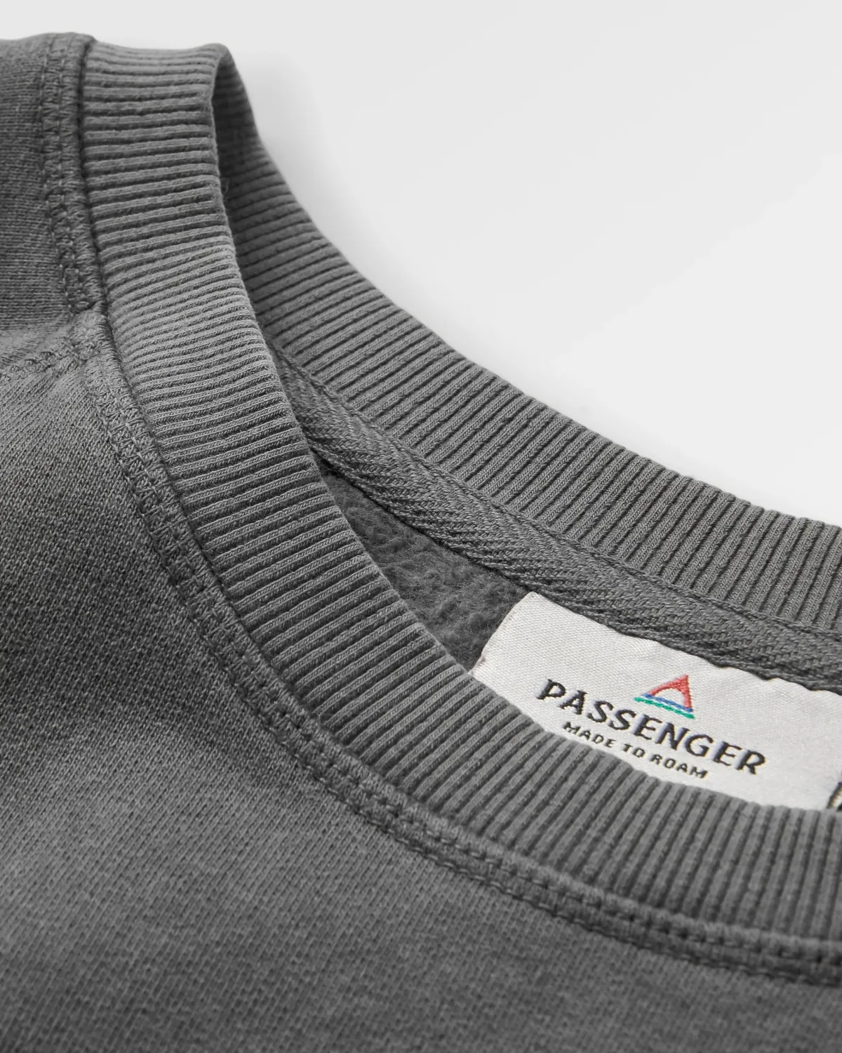 Sweatshirts|Hoodies & Sweatshirts|Passenger Waves u0026 Trees Recycled Cotton Long Sleeve Sweatshirt - Charcoal