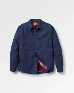 Shirts|Shirts|Passenger Way Flannel Lined Long Sleeve Shirt - Rich Navy RichNavy