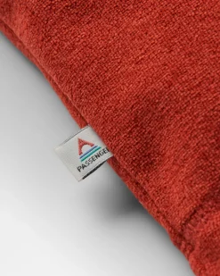 Hoodies|Outdoor Active|Passenger Women's Crest Recycled Polartec Fleece Hoodie - Red Ochre RedOchre