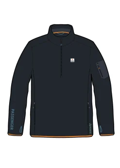 Fleece|Outdoor Active|Passenger Women's Wintergreen Recycled Polartec® Fleece Pullover - Black
