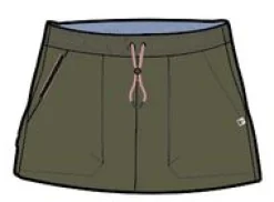 Pants|Dresses & Skirts|Passenger Wonderland Organic Cotton Skort - Khaki Green KhakiGreen