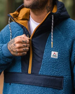 Fleece|Fleece|Passenger Woodland Recycled Polar-lined Sherpa Fleece - Blue Steel BlueSteel
