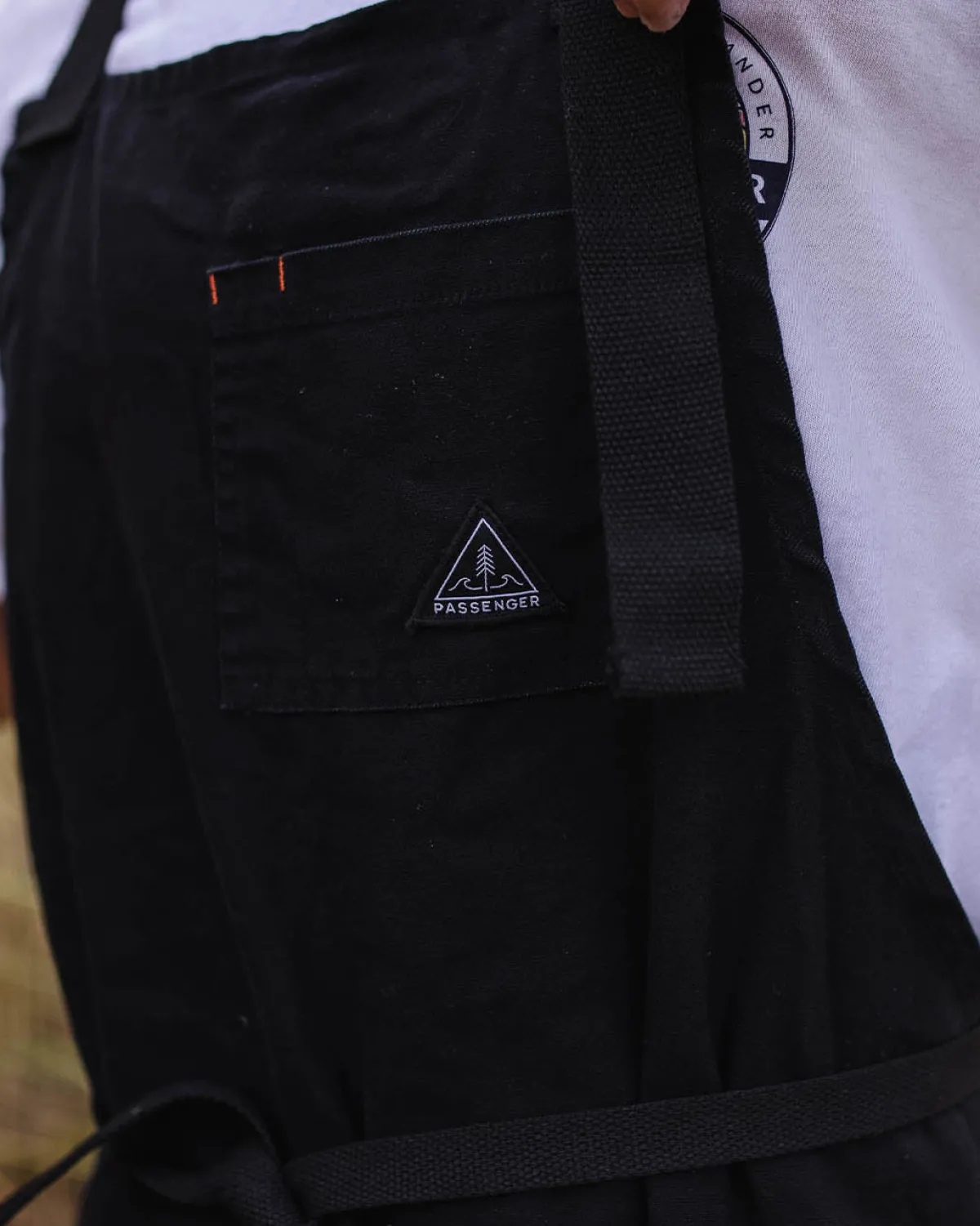 Outdoor Kitchenware|Passenger Yard Organic Cotton Denim Apron - Black