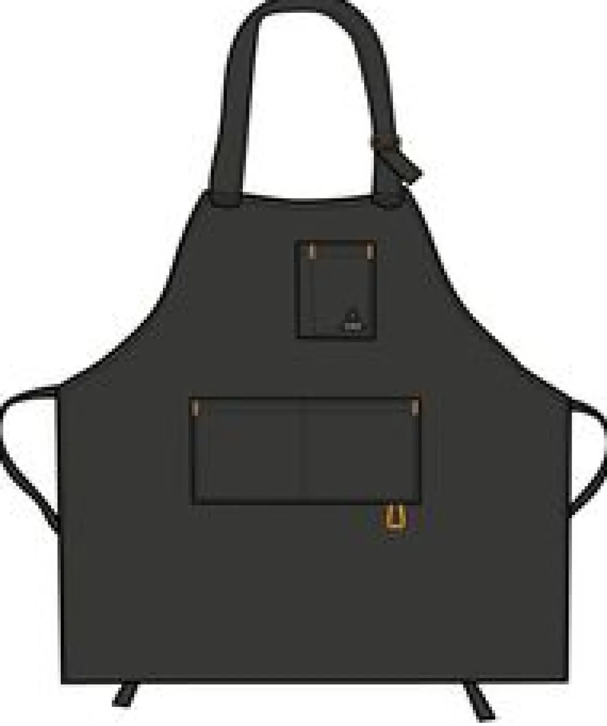 Outdoor Kitchenware|Passenger Yard Organic Cotton Denim Apron - Black