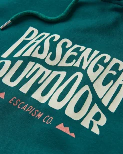 Hoodies & Sweatshirts|Hoodies|Passenger Yuca Organic Cotton Hoodie - Rain Forest RainForest