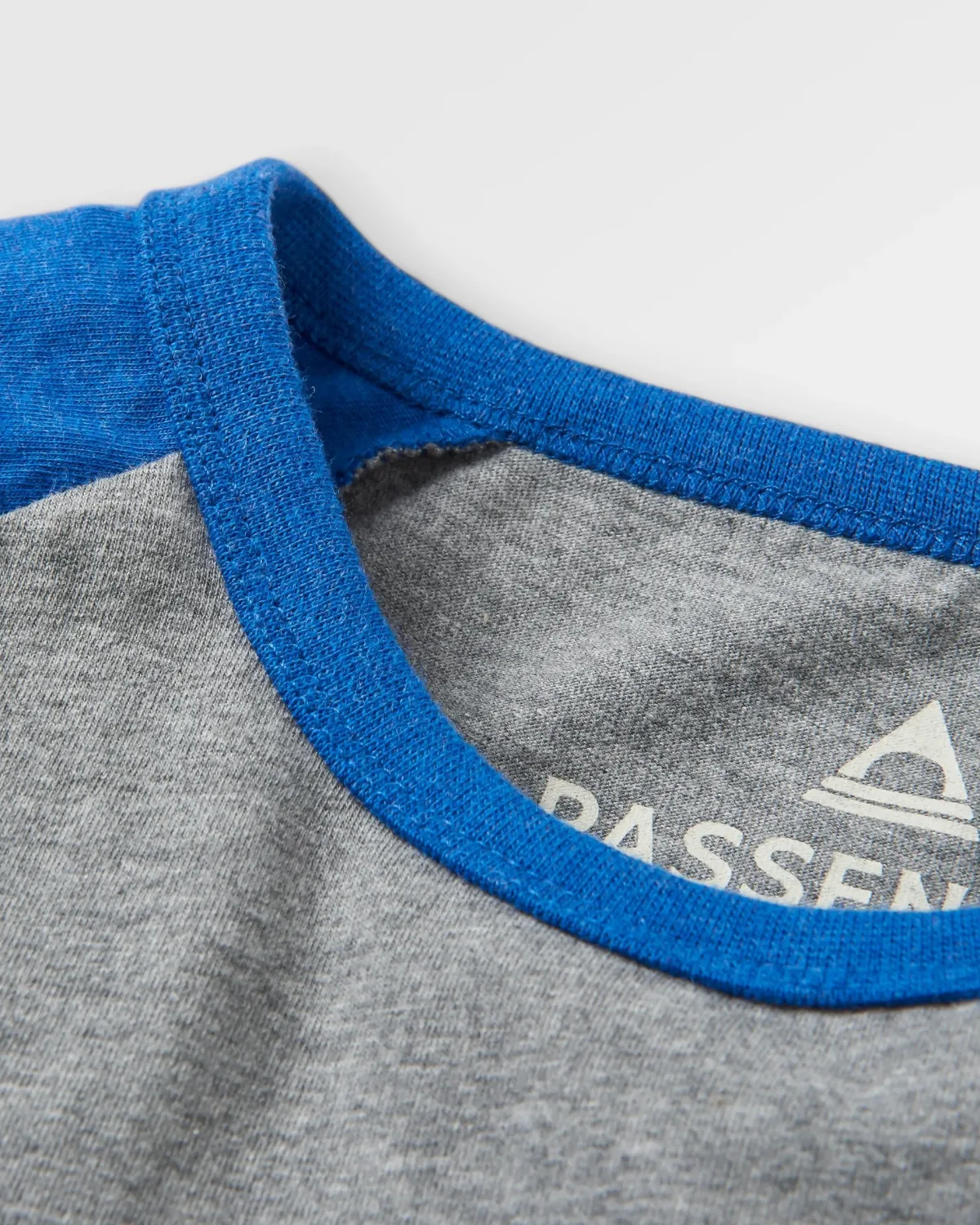 T-Shirts & Tank Tops|T-Shirts & Tank Tops|Passenger Yuca Organic Cotton Long Sleeve T-Shirt - Azure Blue Marl AzureBlueMarl