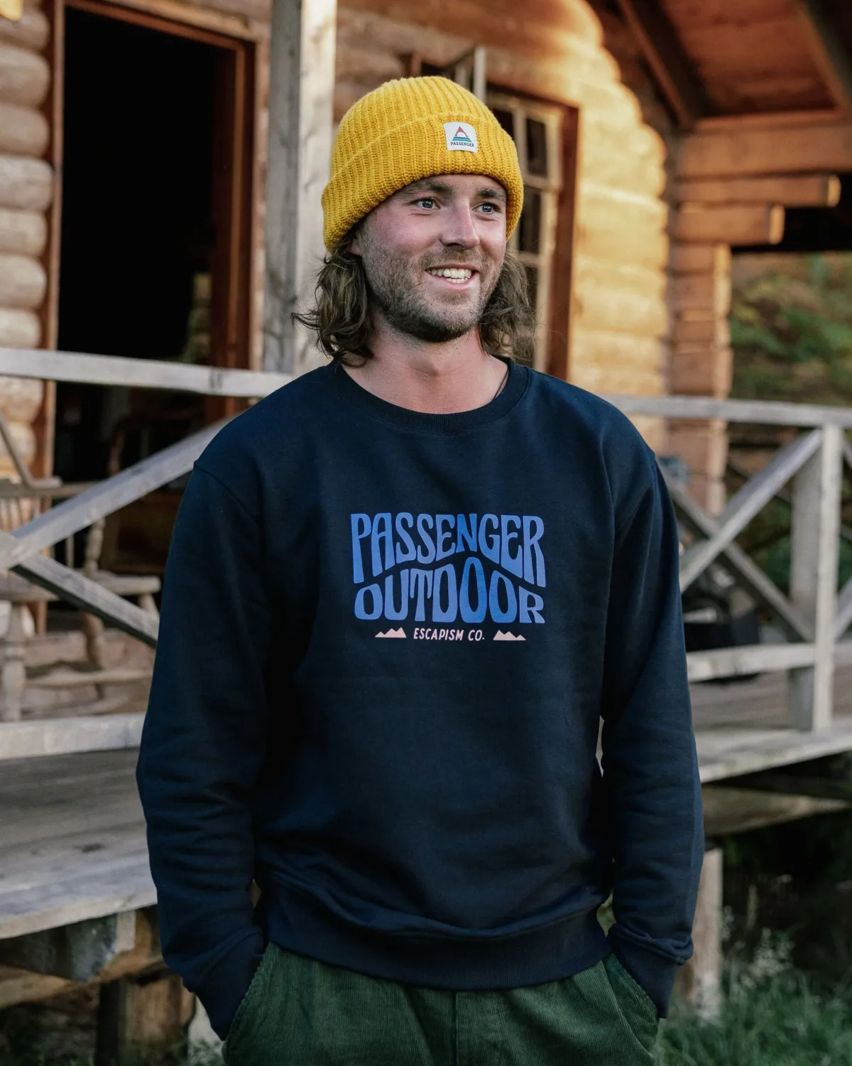 Sweatshirts|Hoodies & Sweatshirts|Passenger Yuca Organic Cotton Long Sleeve Sweatshirt - Black