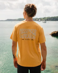 T-Shirts & Tank Tops|Passenger Yuca Organic Cotton T-Shirt - Dusty Ochre Marl DustyOchreMarl