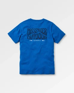 T-Shirts & Tank Tops|Passenger Yuca Organic Cotton T-Shirt - Azure Blue Marl AzureBlueMarl