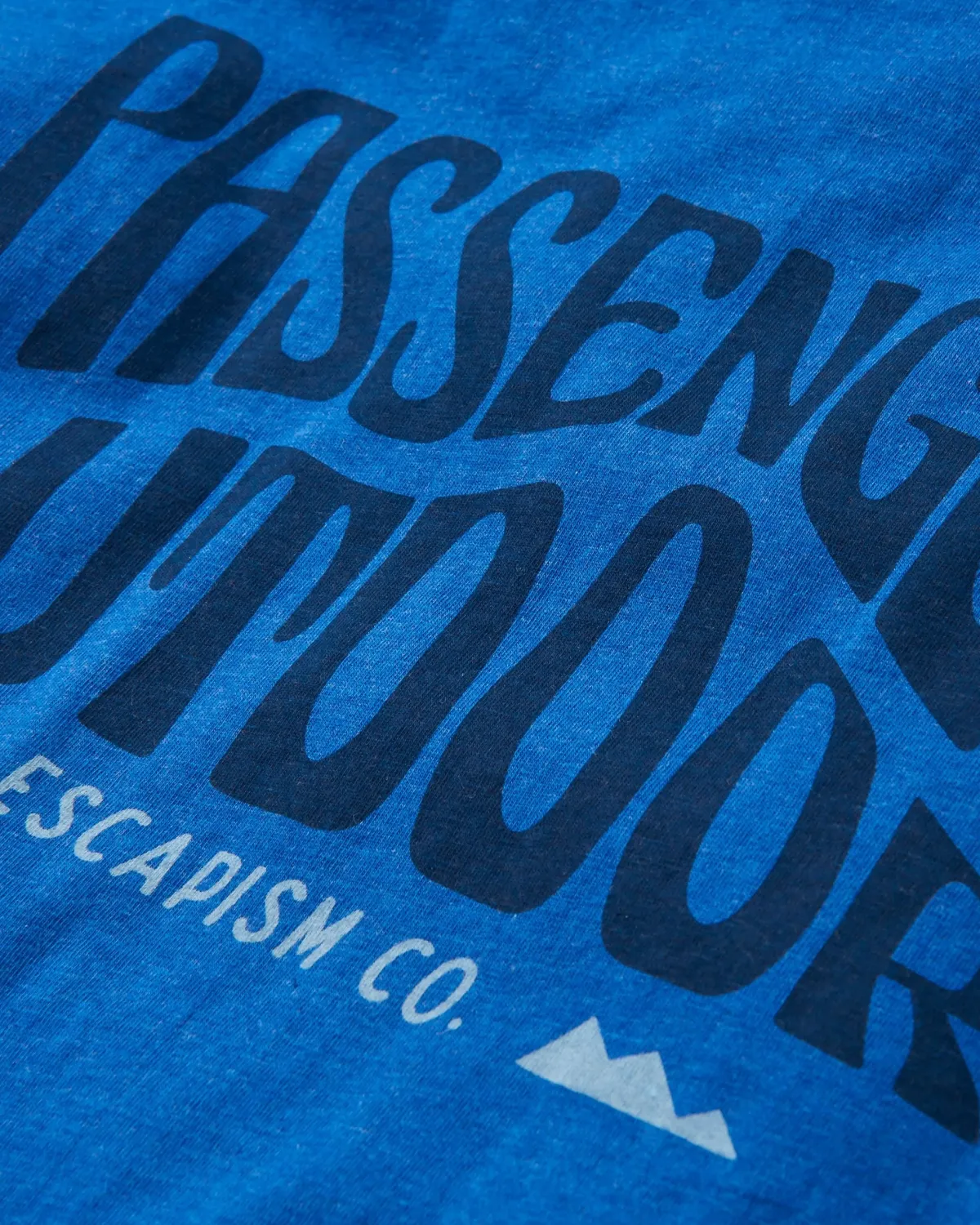 T-Shirts & Tank Tops|Passenger Yuca Organic Cotton T-Shirt - Azure Blue Marl AzureBlueMarl