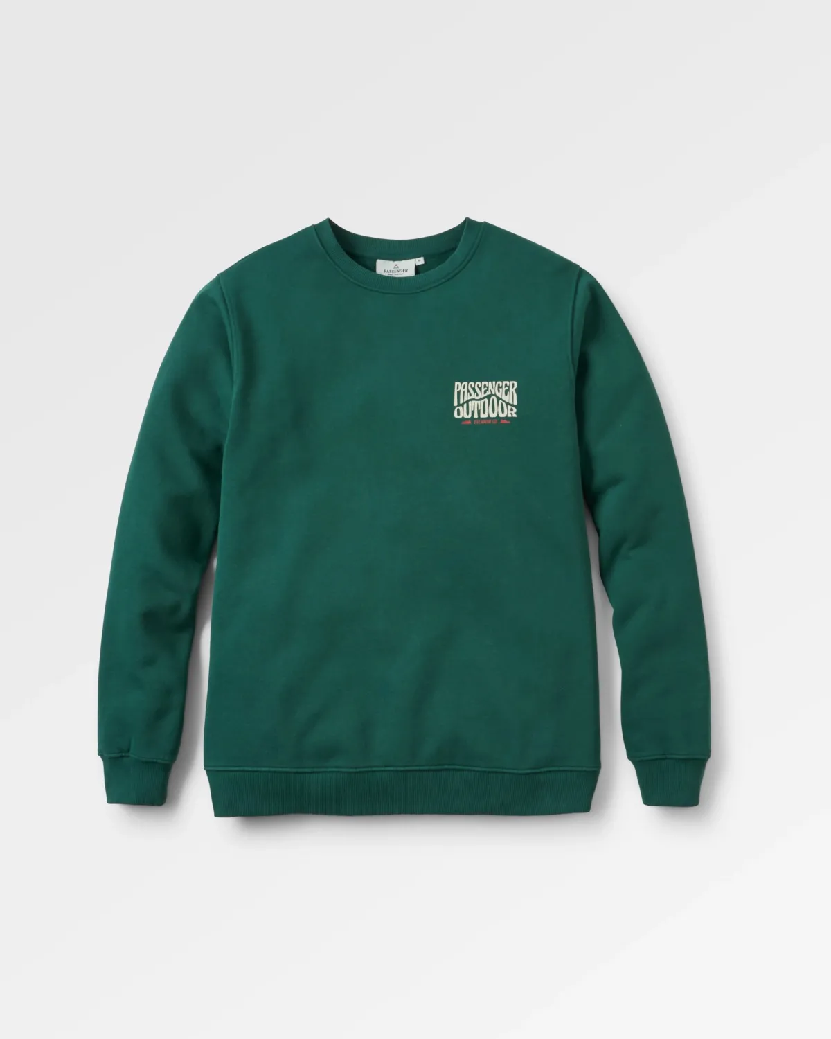 Sweatshirts|Hoodies & Sweatshirts|Passenger Yuca Recycled Cotton Long Sleeve Sweatshirt - Rain Forest RainForest