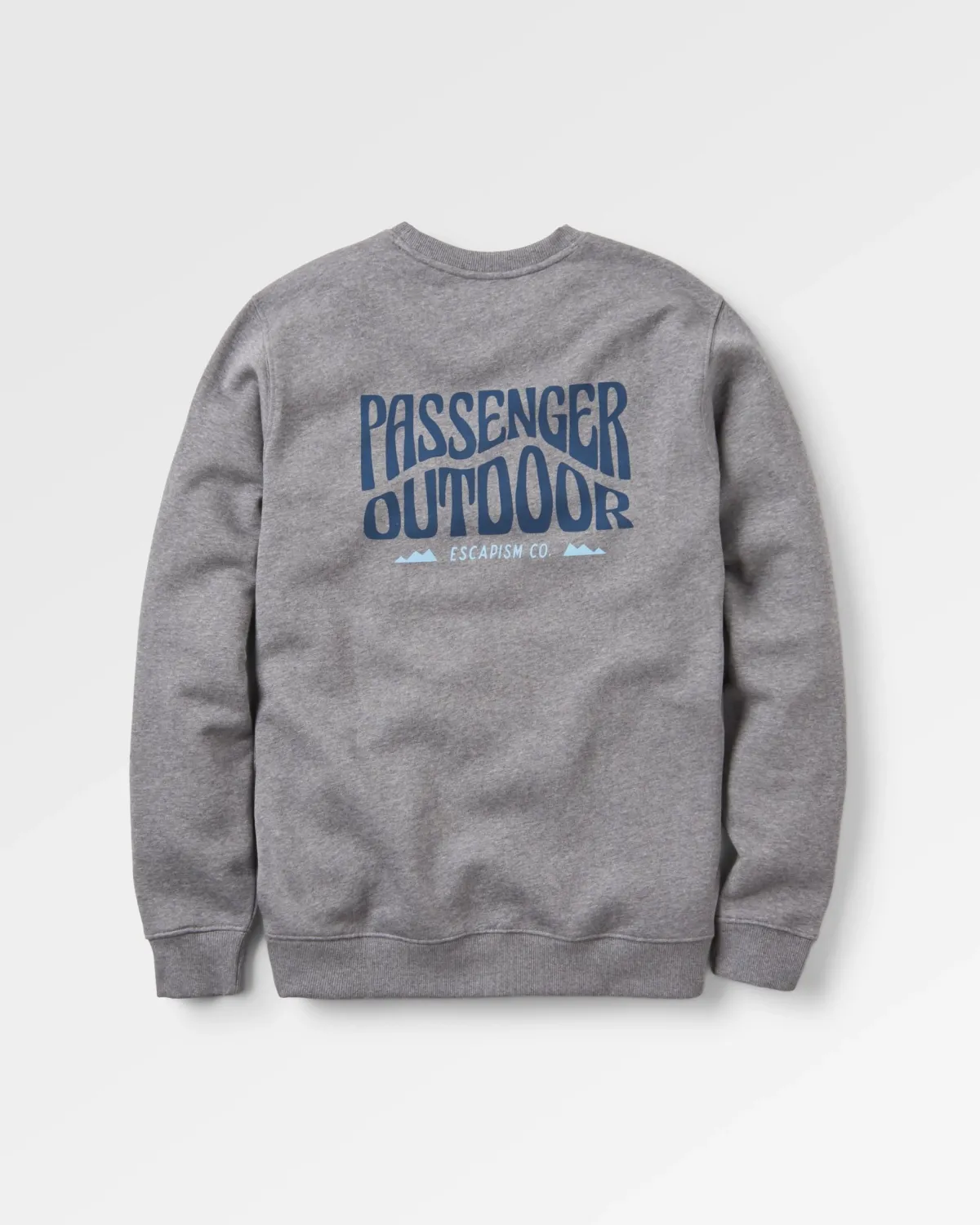 Sweatshirts|Hoodies & Sweatshirts|Passenger Yuca Recycled Cotton Long Sleeve Sweatshirt - Dark Grey Marl DarkGreyMarl