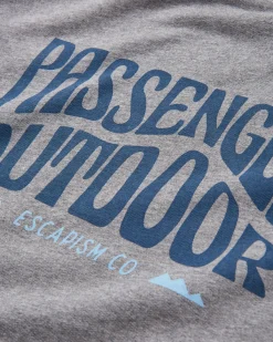 Sweatshirts|Hoodies & Sweatshirts|Passenger Yuca Recycled Cotton Long Sleeve Sweatshirt - Dark Grey Marl DarkGreyMarl