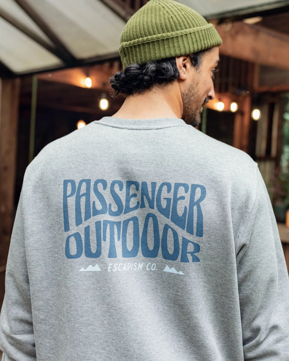Sweatshirts|Hoodies & Sweatshirts|Passenger Yuca Recycled Cotton Long Sleeve Sweatshirt - Dark Grey Marl DarkGreyMarl