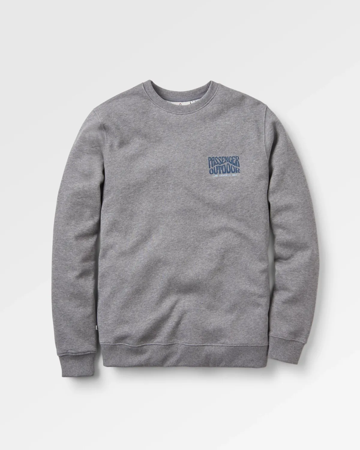 Sweatshirts|Hoodies & Sweatshirts|Passenger Yuca Recycled Cotton Long Sleeve Sweatshirt - Dark Grey Marl DarkGreyMarl