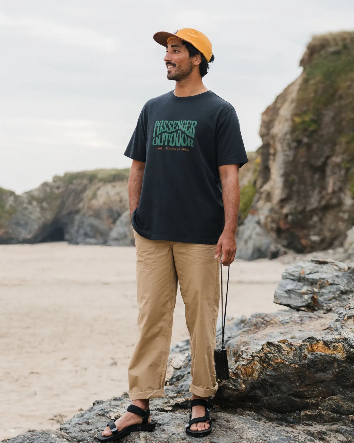 T-Shirts & Tank Tops|Passenger Yuca Recycled Cotton T-Shirt - Black