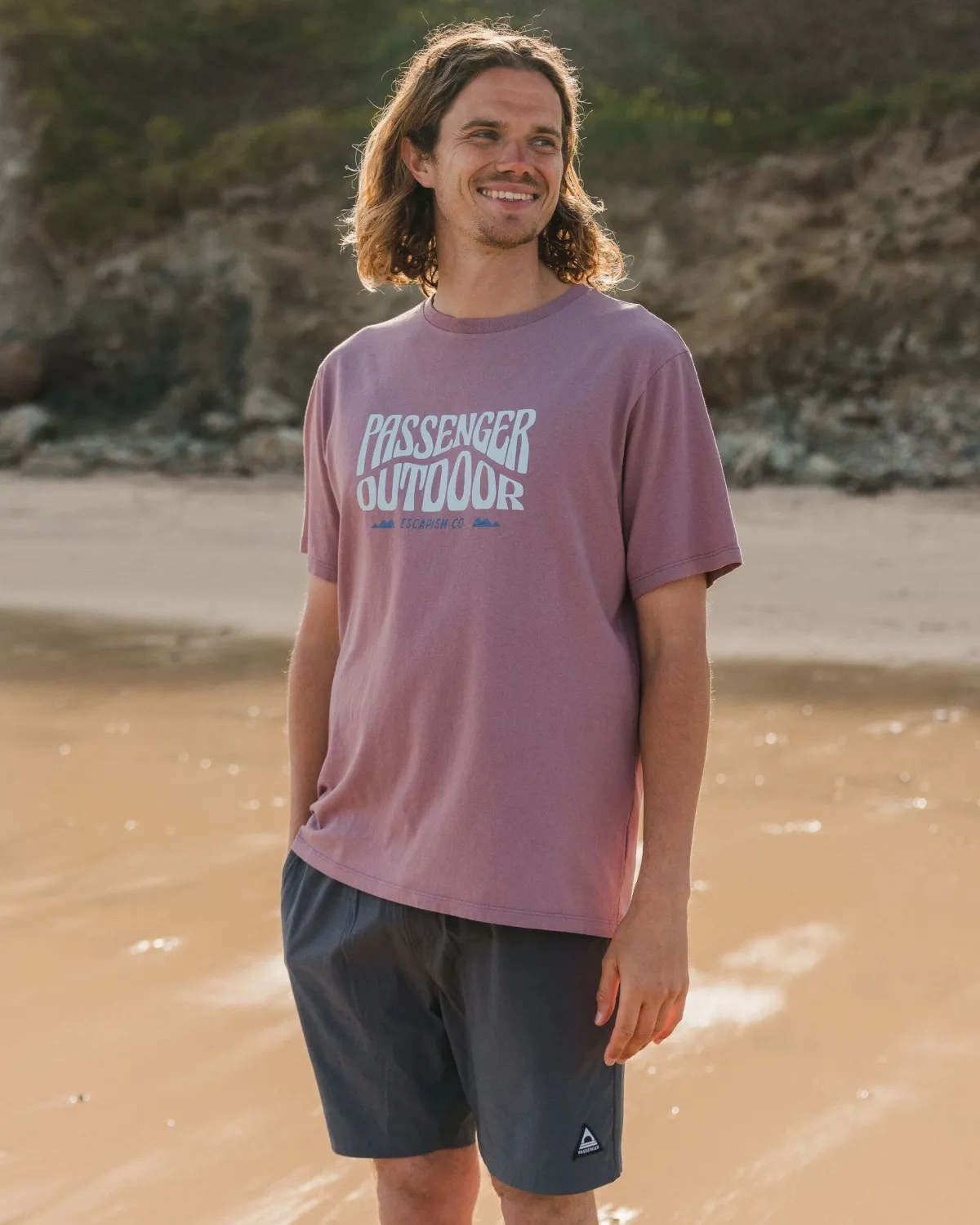 T-Shirts & Tank Tops|Passenger Yuca Recycled Cotton T-Shirt - Grape