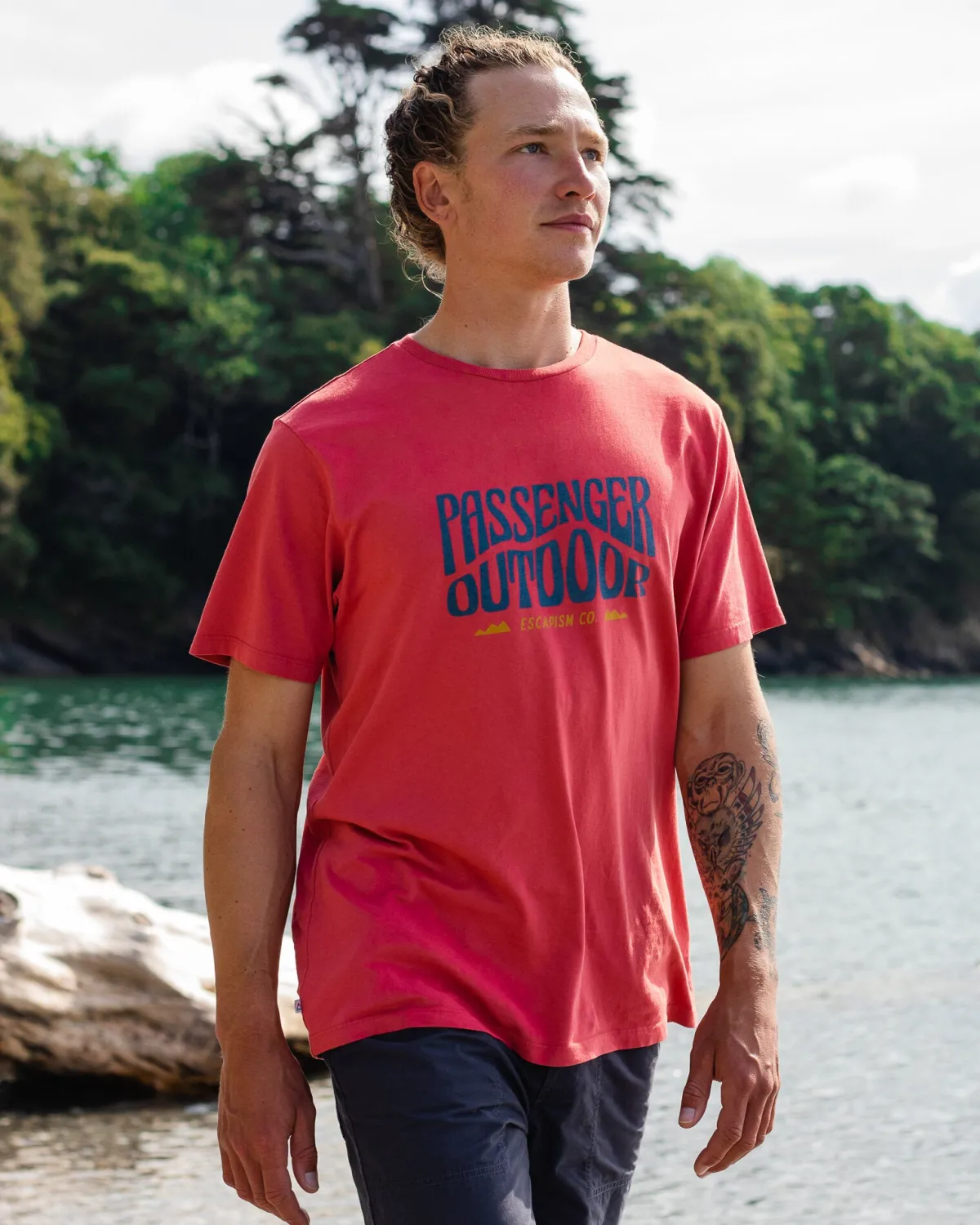 T-Shirts & Tank Tops|Passenger Yuca Recycled Cotton T-Shirt - Mineral Red MineralRed