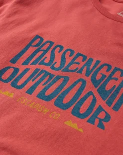 T-Shirts & Tank Tops|Passenger Yuca Recycled Cotton T-Shirt - Mineral Red MineralRed