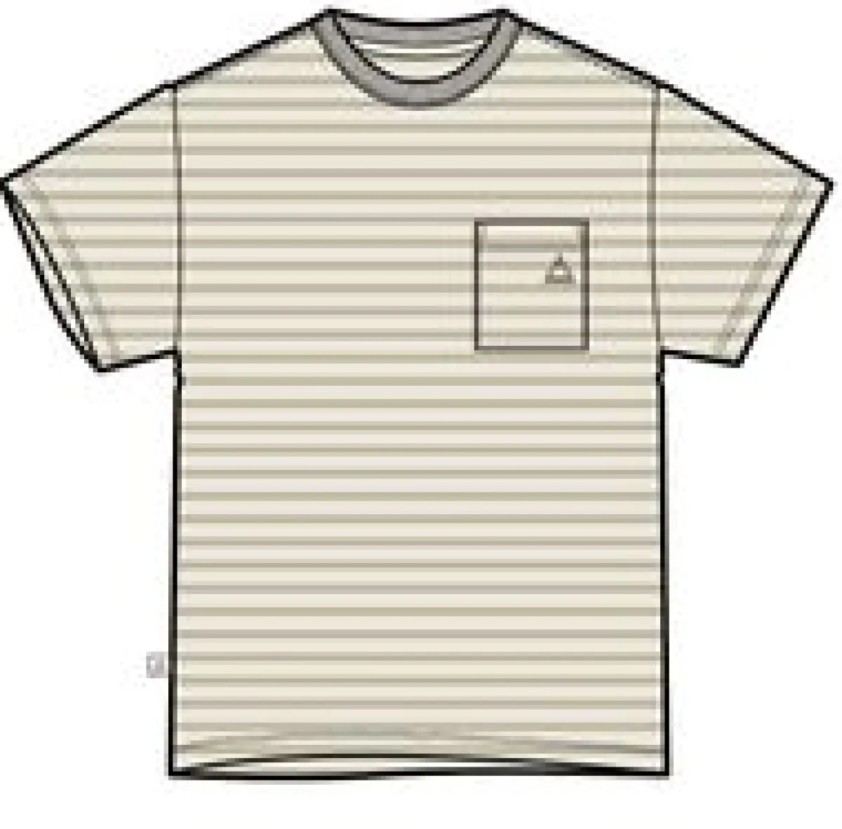 T-Shirts & Tank Tops|T-Shirts & Tank Tops|Passenger Zen Recycled Relaxed Fit T-Shirt - Apple Green Stripe AppleGreenStripe