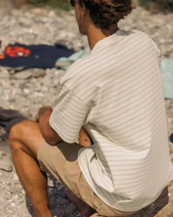T-Shirts & Tank Tops|T-Shirts & Tank Tops|Passenger Zen Recycled Relaxed Fit T-Shirt - Apple Green Stripe AppleGreenStripe